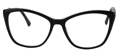 Women Access Eyeglasses : Carole - Black - SpecSMART Eye Clinic (Front View)